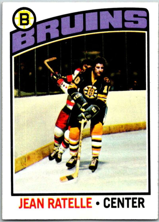 1976-77 Topps #80 Jean Ratelle  Boston Bruins  V49182