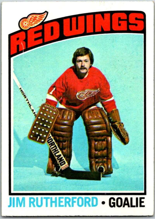 1976-77 Topps #88 Jim Rutherford  Detroit Red Wings  V49184