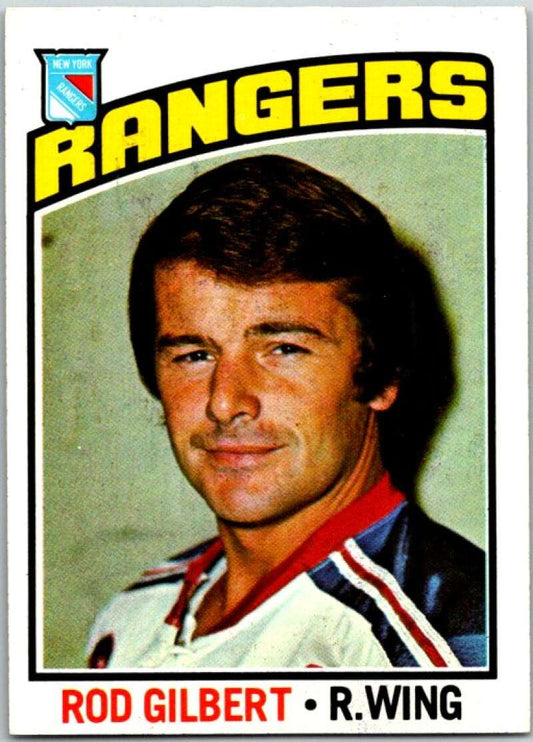 1976-77 Topps #90 Rod Gilbert  New York Rangers  V49185