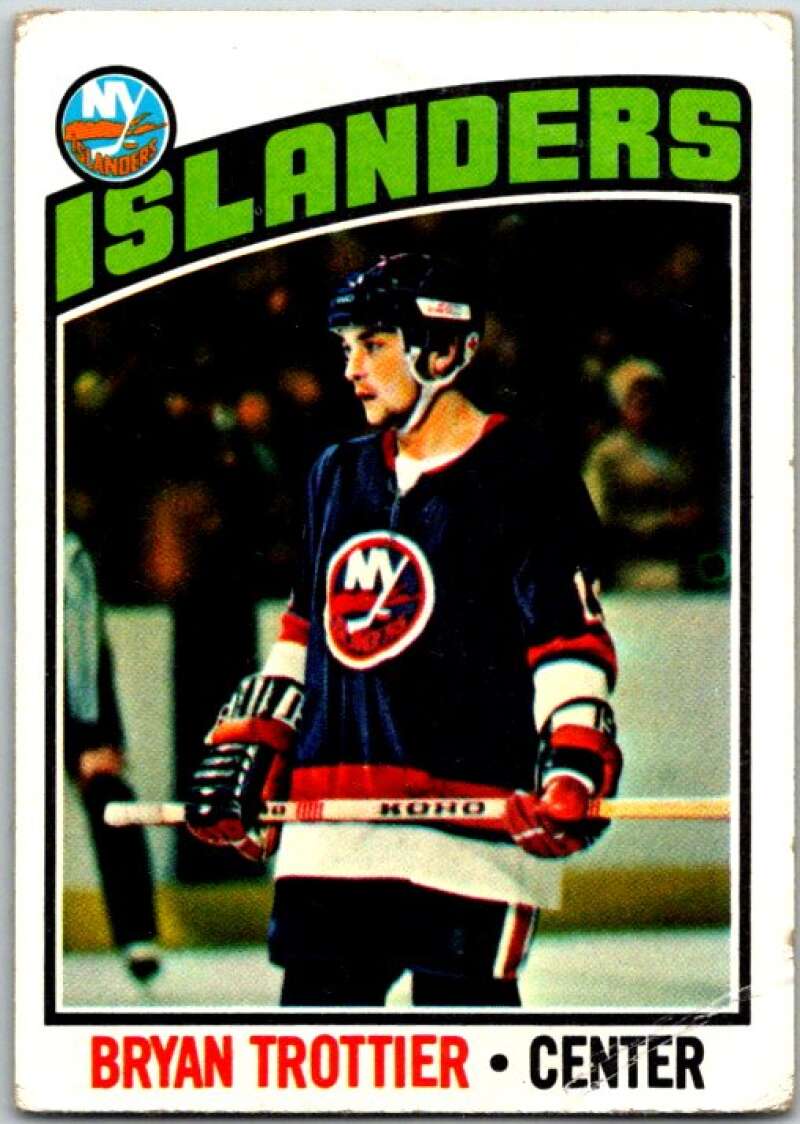 1976-77 Topps #115 Bryan Trottier RC Rookie Islanders V49191