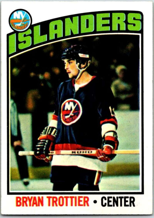 1976-77 Topps #115 Bryan Trottier  RC Rookie Islanders  V49192