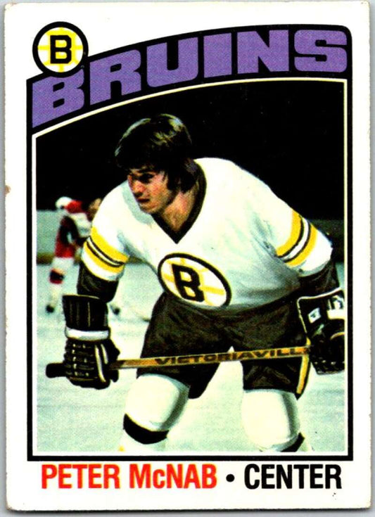 1976-77 Topps #118 Peter McNab  Boston Bruins  V49193
