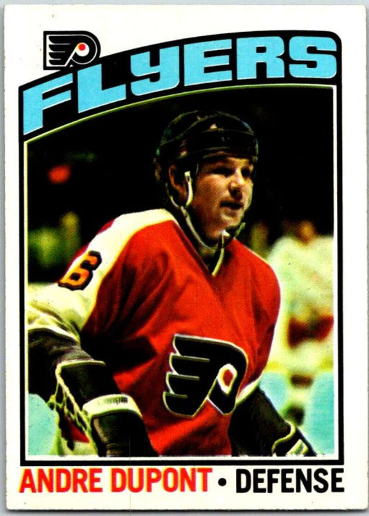 1976-77 Topps #131 Andre Dupont  Philadelphia Flyers  V49197
