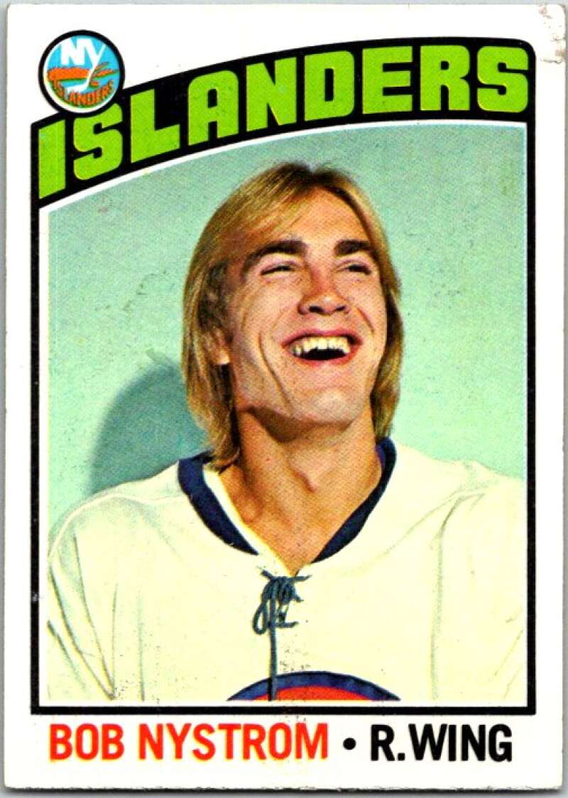 1976-77 Topps #153 Bob Nystrom New York Islanders V49204