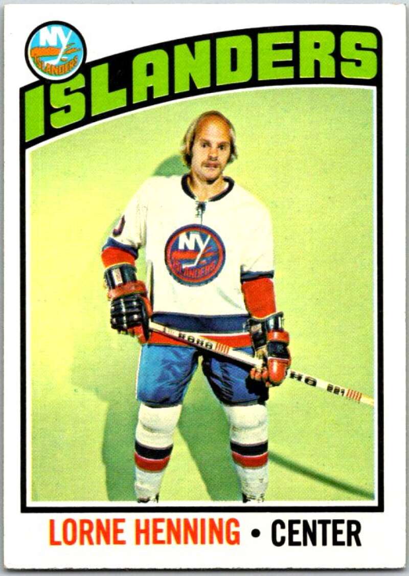 1976-77 Topps #193 Lorne Henning New York Islanders V49211