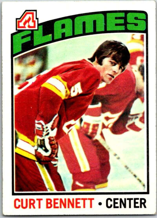 1976-77 Topps #202 Curt Bennett  Atlanta Flames  V49213