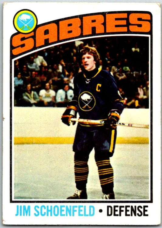 1976-77 Topps #241 Jim Schoenfeld  Buffalo Sabres  V49222