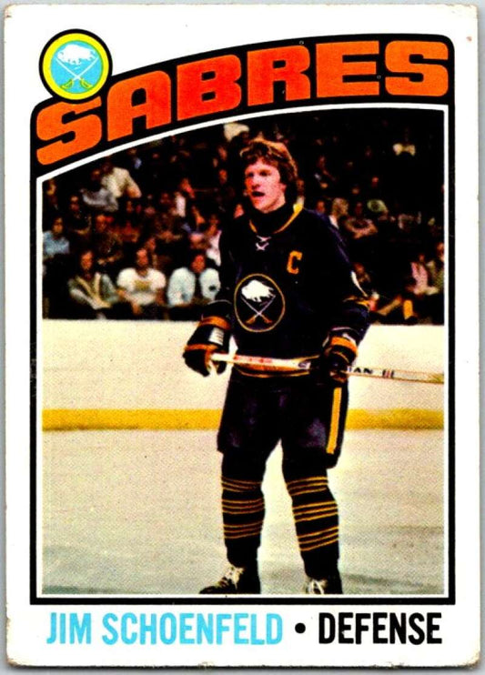 1976-77 Topps #241 Jim Schoenfeld  Buffalo Sabres  V49223