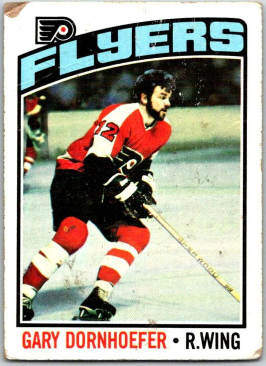 1976-77 Topps #256 Gary Dornhoefer  Philadelphia Flyers  V49226
