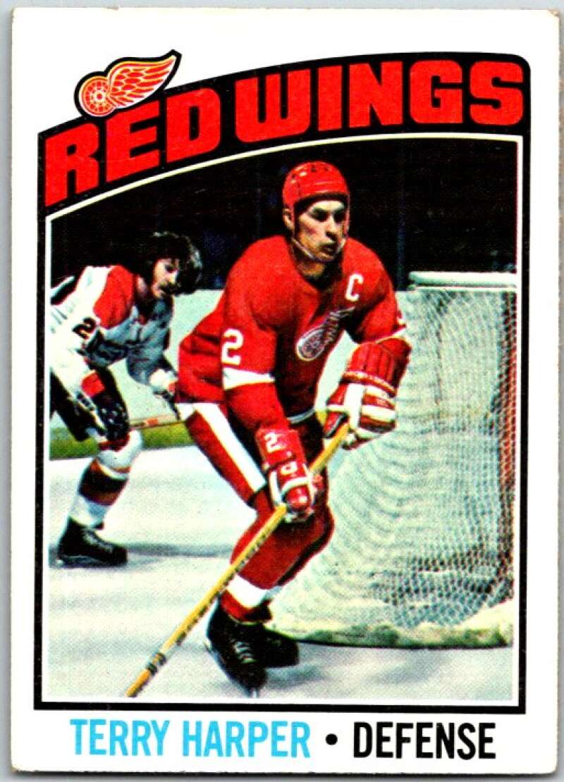 1976-77 Topps #262 Terry Harper Detroit Red Wings V49229