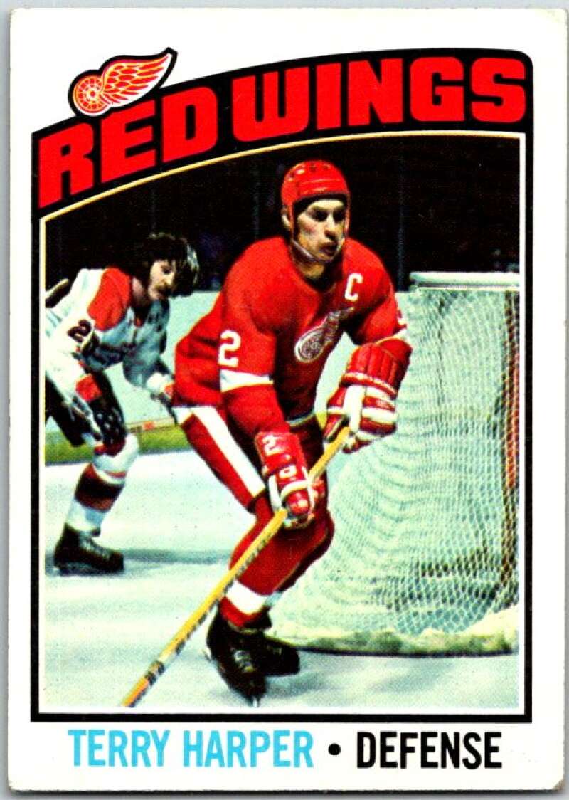 1976-77 Topps #262 Terry Harper Detroit Red Wings V49230