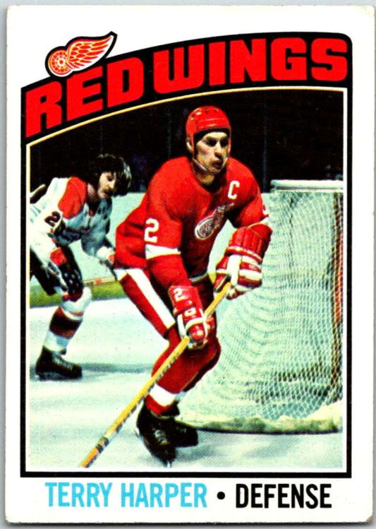 1976-77 Topps #262 Terry Harper  Detroit Red Wings  V49230
