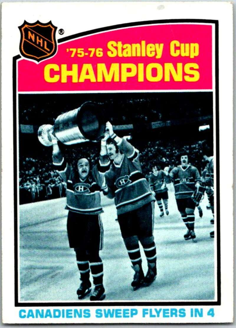 1976-77 Topps #264 Stanley Cup Championship V49231