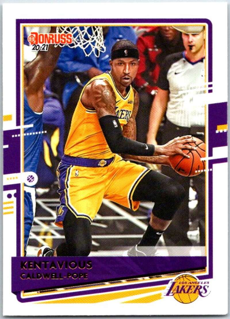 2020-21 Donruss #134 Kentavious Caldwell-Pope Los Angeles Lakers V49412