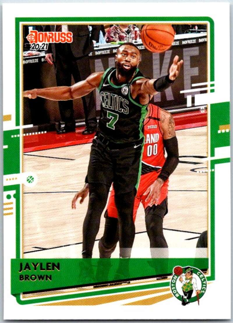2020-21 Donruss #161 Jaylen Brown  Boston Celtics  V49416