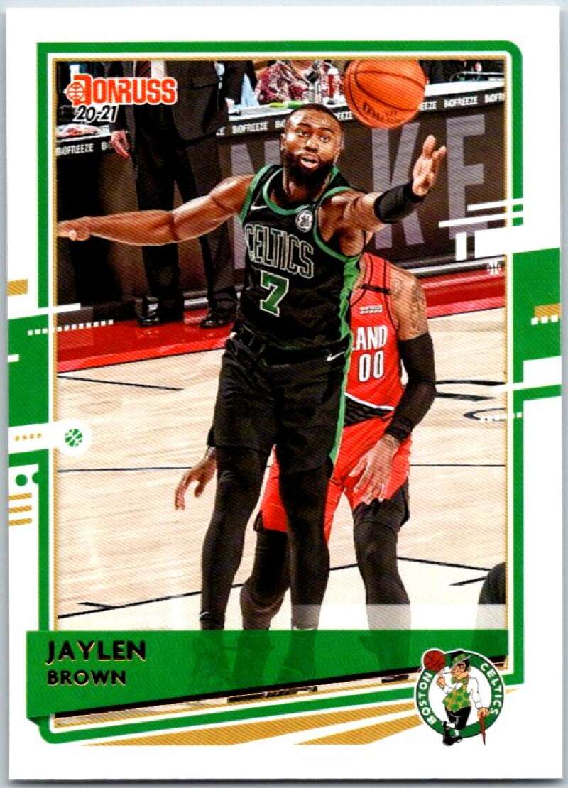 2020-21 Donruss #161 Jaylen Brown Boston Celtics V49416