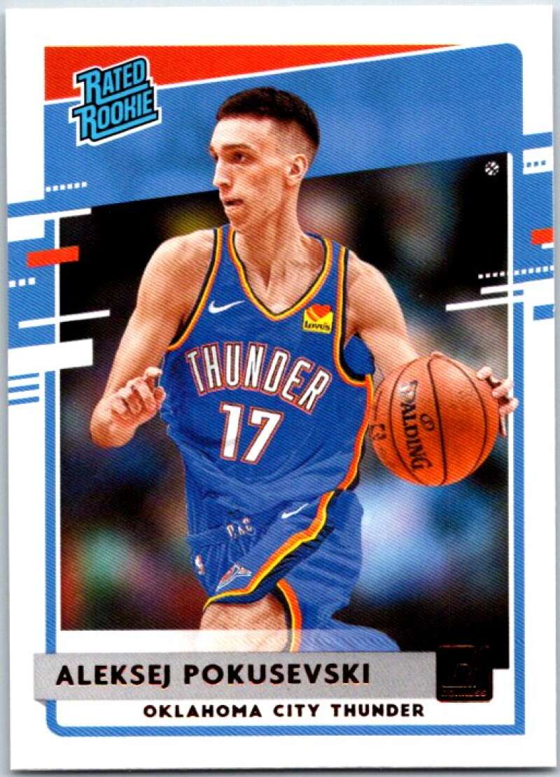 2020-21 Donruss #209 Aleksej Pokusevski Rated Rookies RC Rookie V49421