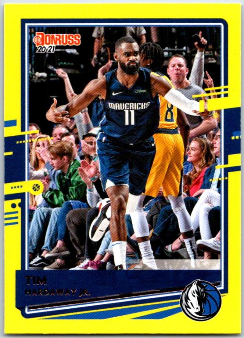 2020-21 Donruss Yellow Flood #90 Tim Hardaway Jr. Dallas Mavericks V49427