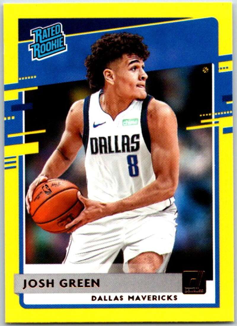 2020-21 Donruss Yellow Flood #234 Josh Green Rated Rookies RC V49431
