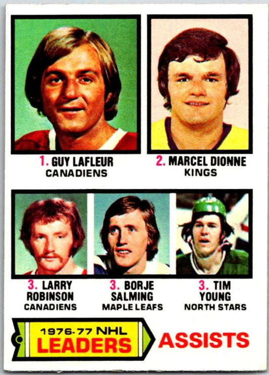 1977-78 Topps #2 LaFleur/Dionne/Robinson/Salming/Young  V49232