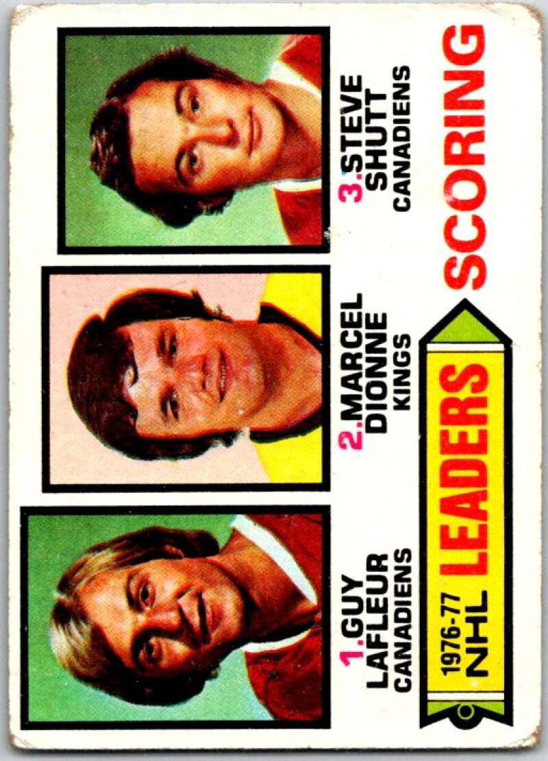 1977-78 Topps #3 LaFleur/Marcel/Shutt LL V49235