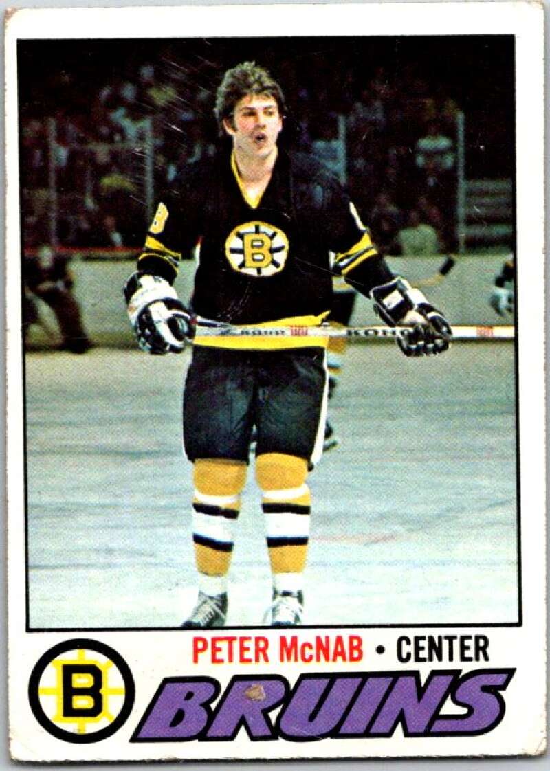 1977-78 Topps #18 Peter McNab Boston Bruins V49242