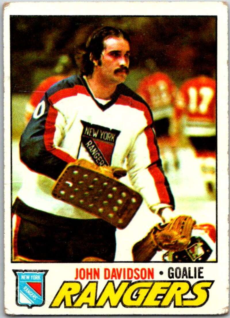 1977-78 Topps #28 John Davidson New York Rangers V49252