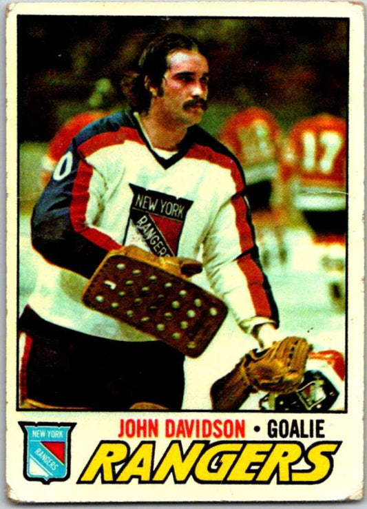 1977-78 Topps #28 John Davidson  New York Rangers  V49253