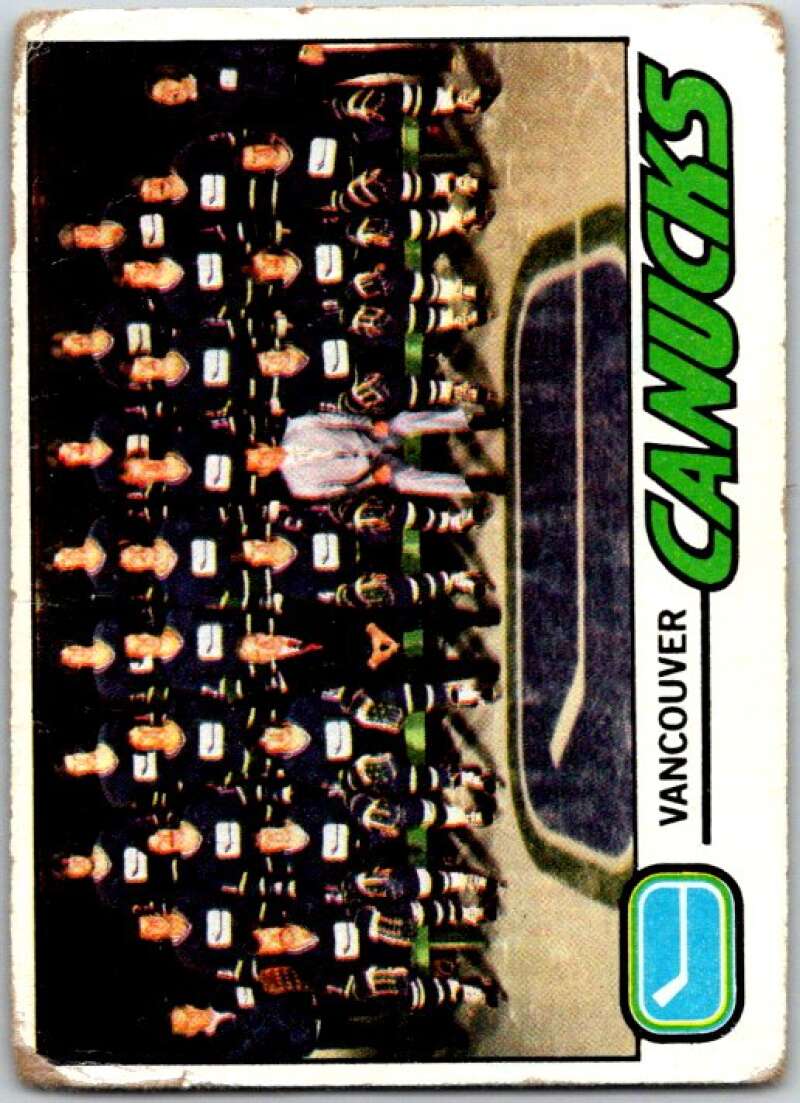 1977-78 Topps #87 Vancouver Canucks TC Vancouver Canucks V49292