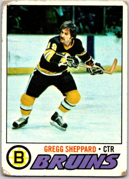 1977-78 Topps #95 Gregg Sheppard   V49296
