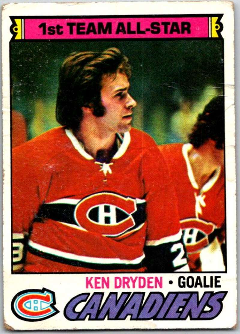 1977-78 Topps #100 Ken Dryden AS Montreal Canadiens V49300