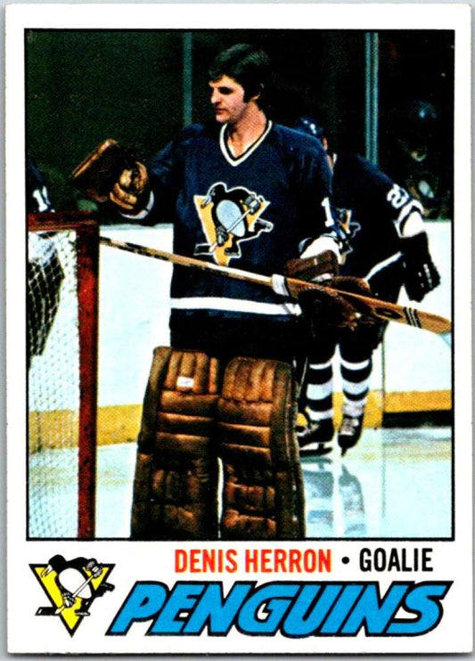 1977-78 Topps #119 Denis Herron  Pittsburgh Penguins  V49316
