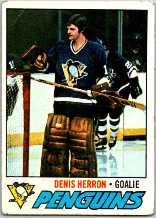 1977-78 Topps #119 Denis Herron  Pittsburgh Penguins  V49317