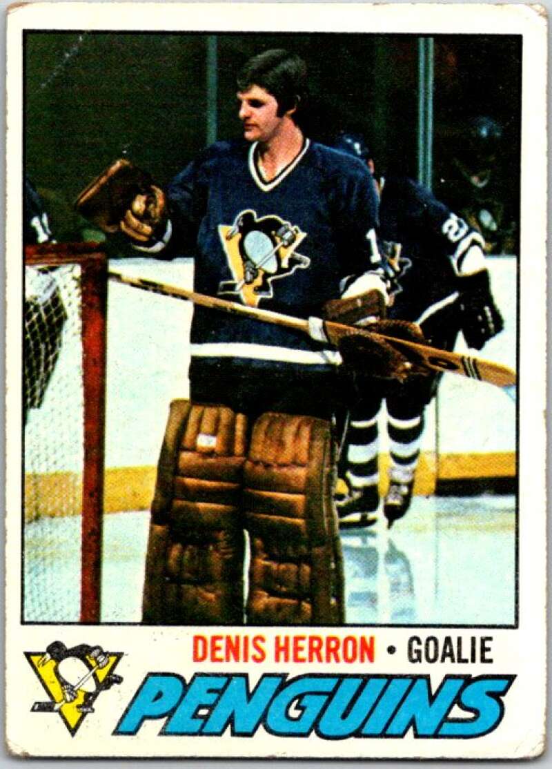 1977-78 Topps #119 Denis Herron Pittsburgh Penguins V49317