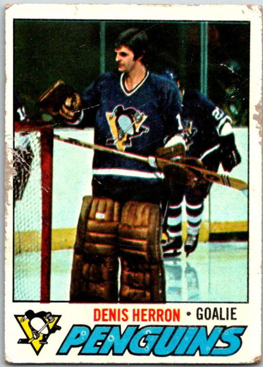 1977-78 Topps #119 Denis Herron  Pittsburgh Penguins  V49318