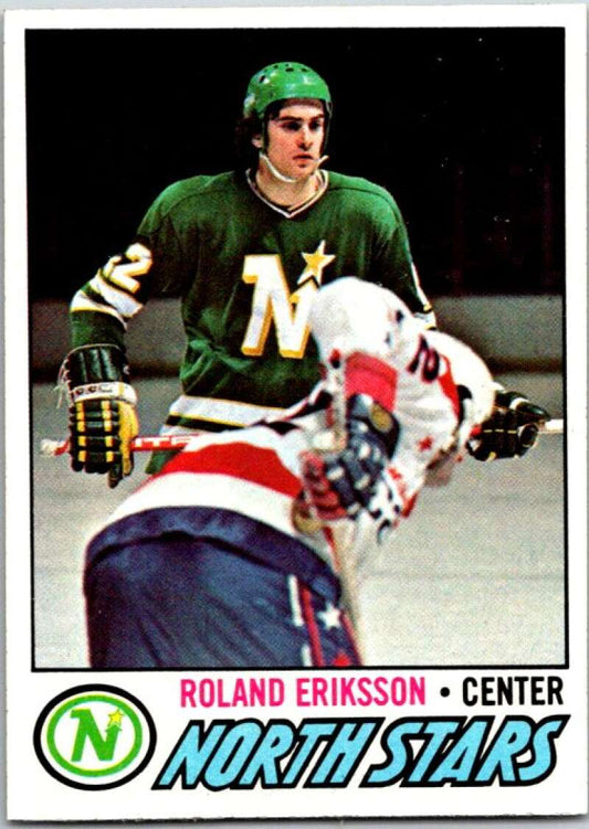 1977-78 Topps #123 Roland Eriksson RC Rookie North Stars  V49320