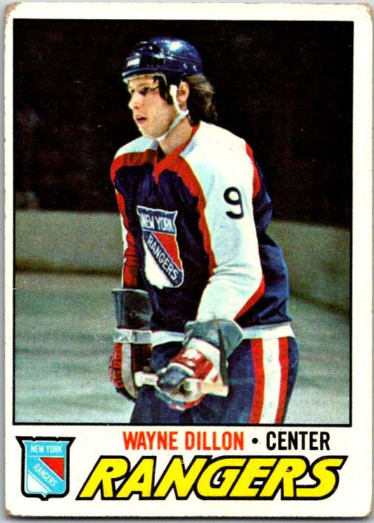 1977-78 Topps #166 Wayne Dillon  New York Rangers  V49346
