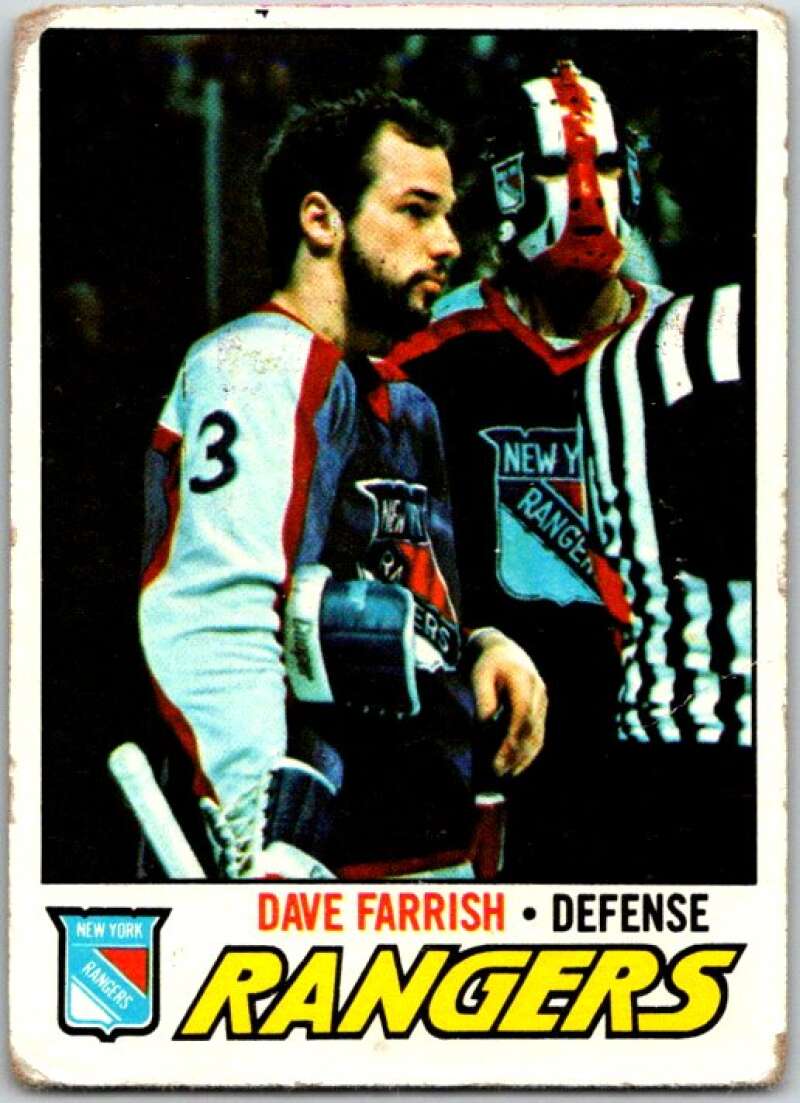 1977-78 Topps #179 Dave Farrish RC Rookie V49355