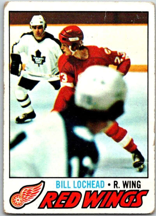 1977-78 Topps #212 Bill Lochead  Detroit Red Wings  V49372