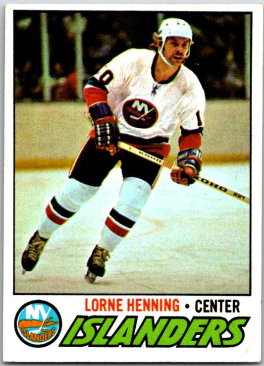 1977-78 Topps #219 Lorne Henning   V49381