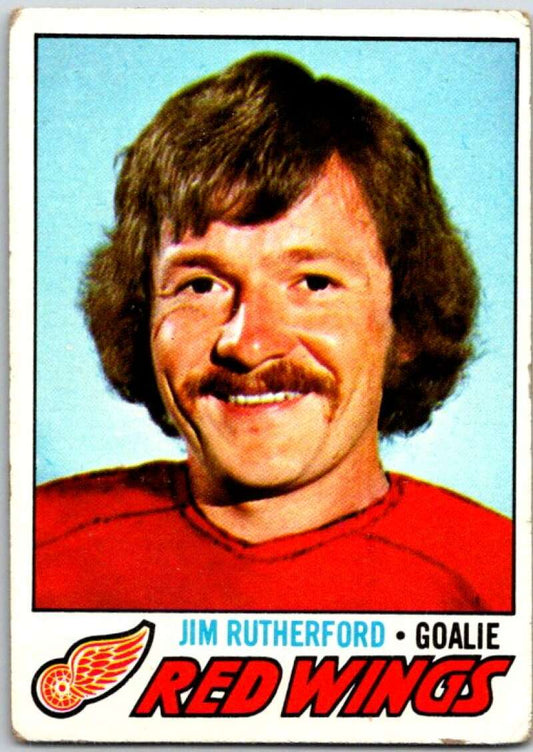 1977-78 Topps #239 Jim Rutherford  Detroit Red Wings  V49393