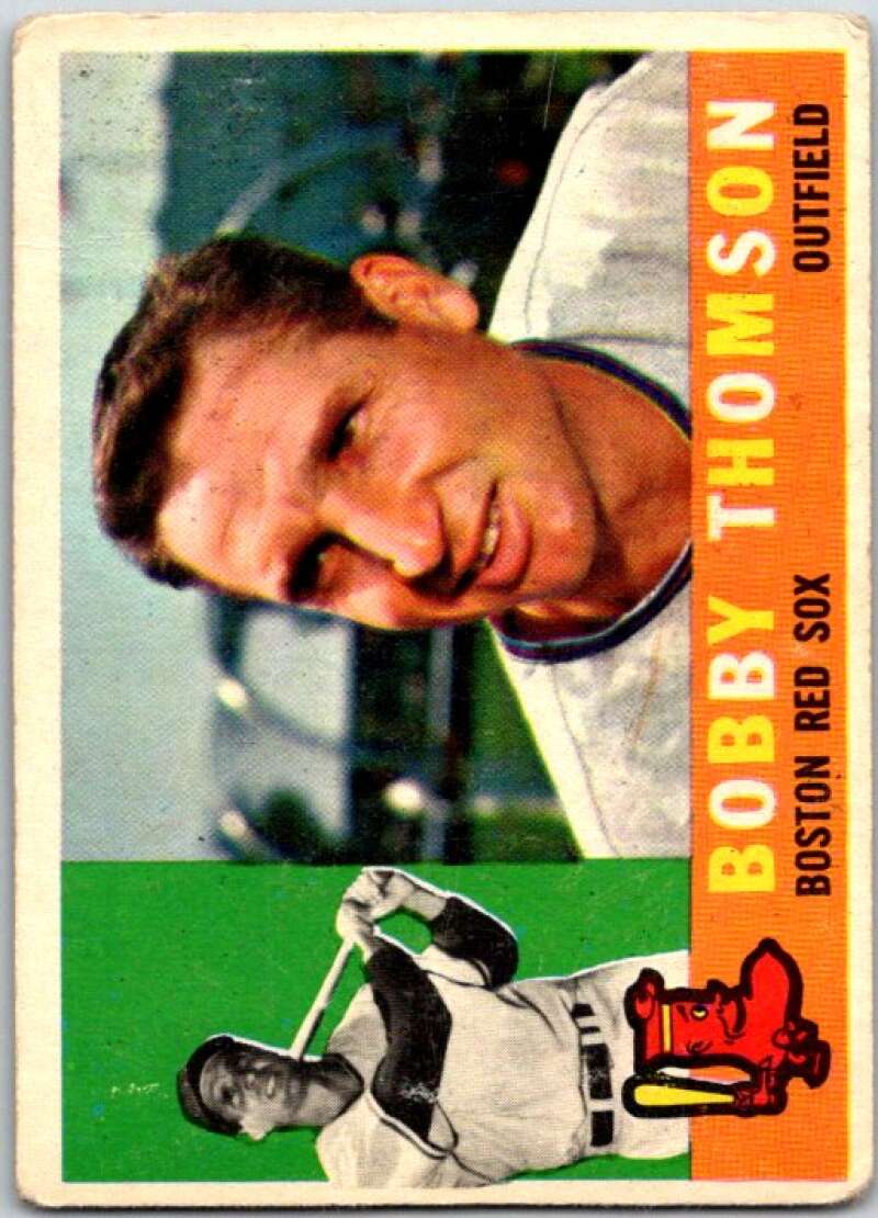 1960 Topps Baseball #153 Bobby Thomson Boston Red Sox V49439