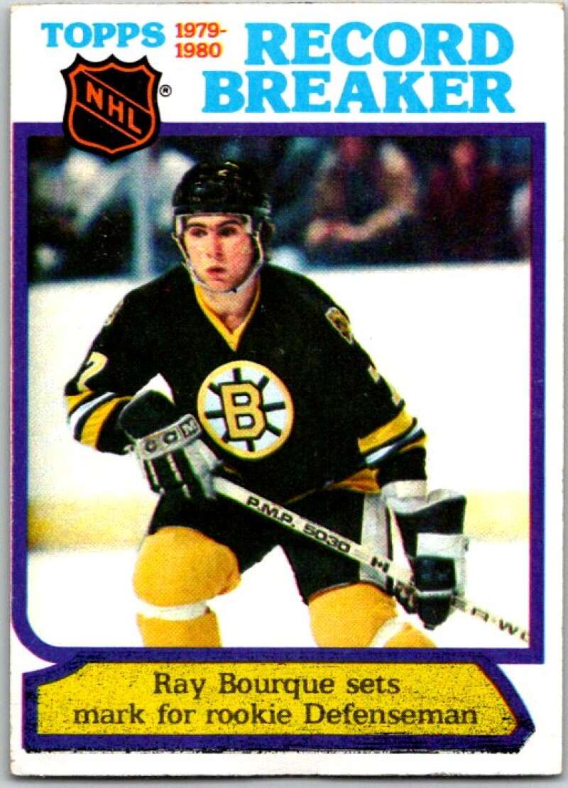 1980-81 Topps #2 Ray Bourque RB Boston Bruins V49444