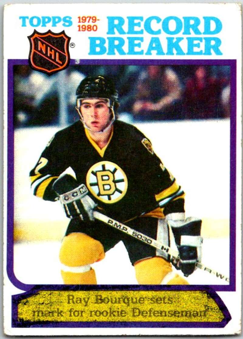 1980-81 Topps #2 Ray Bourque RB Boston Bruins V49445