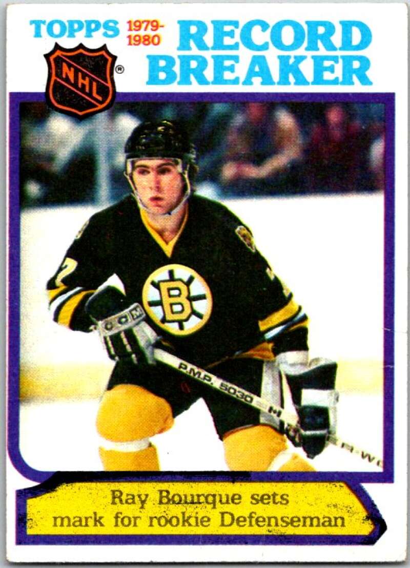 1980-81 Topps #2 Ray Bourque RB Boston Bruins V49446