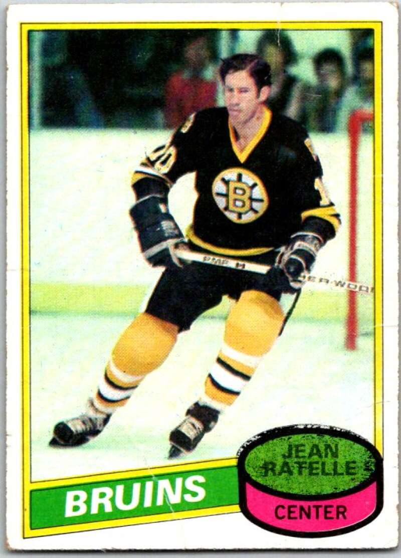 1980-81 Topps #6 Jean Ratelle Boston Bruins V49451