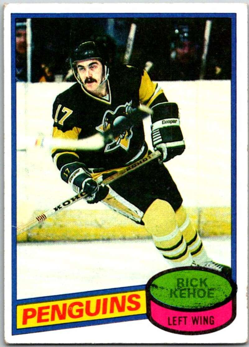 1980-81 Topps #18 Rick Kehoe Pittsburgh Penguins V49474