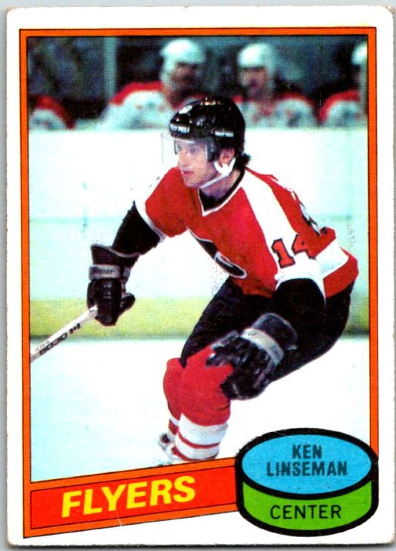 1980-81 Topps #24 Ken Linseman Philadelphia Flyers V49489