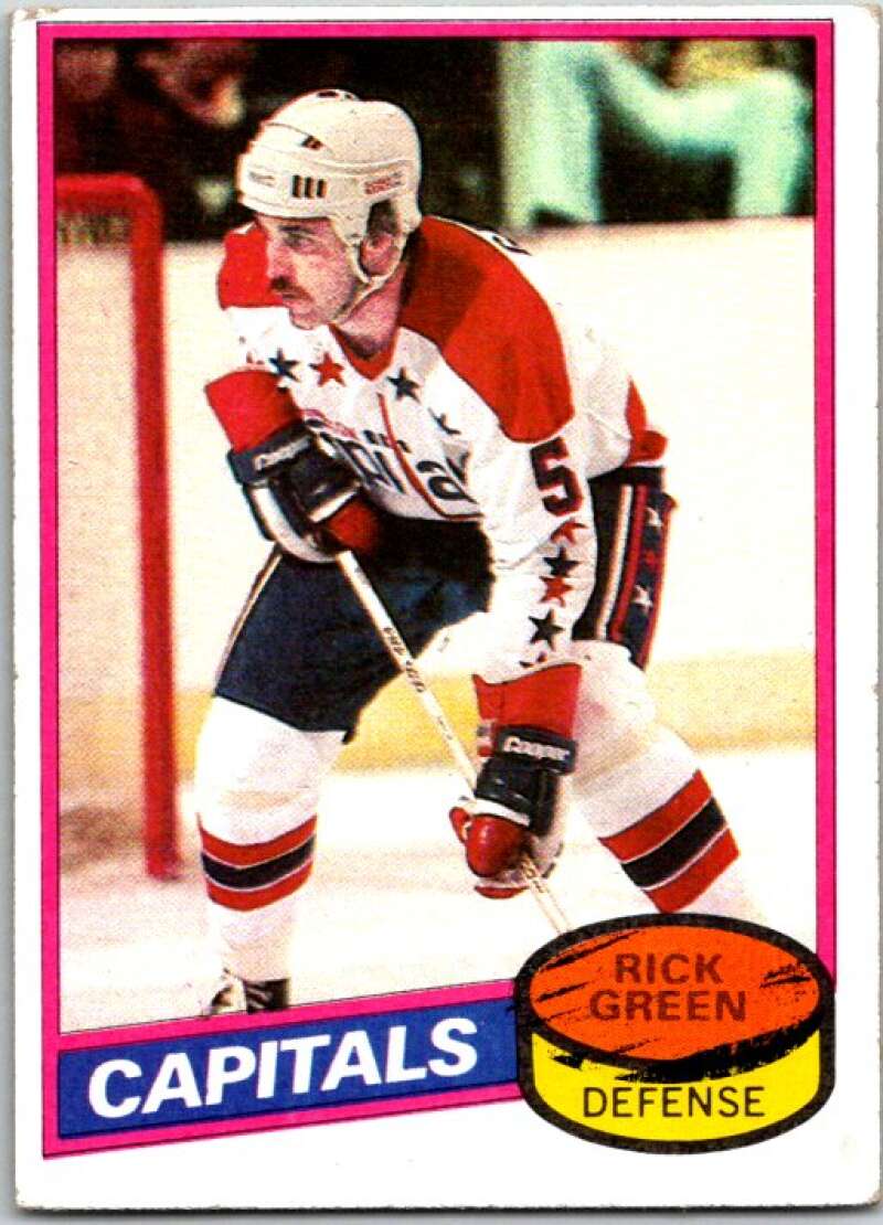 1980-81 Topps #33 Rick Green Washington Capitals V49508