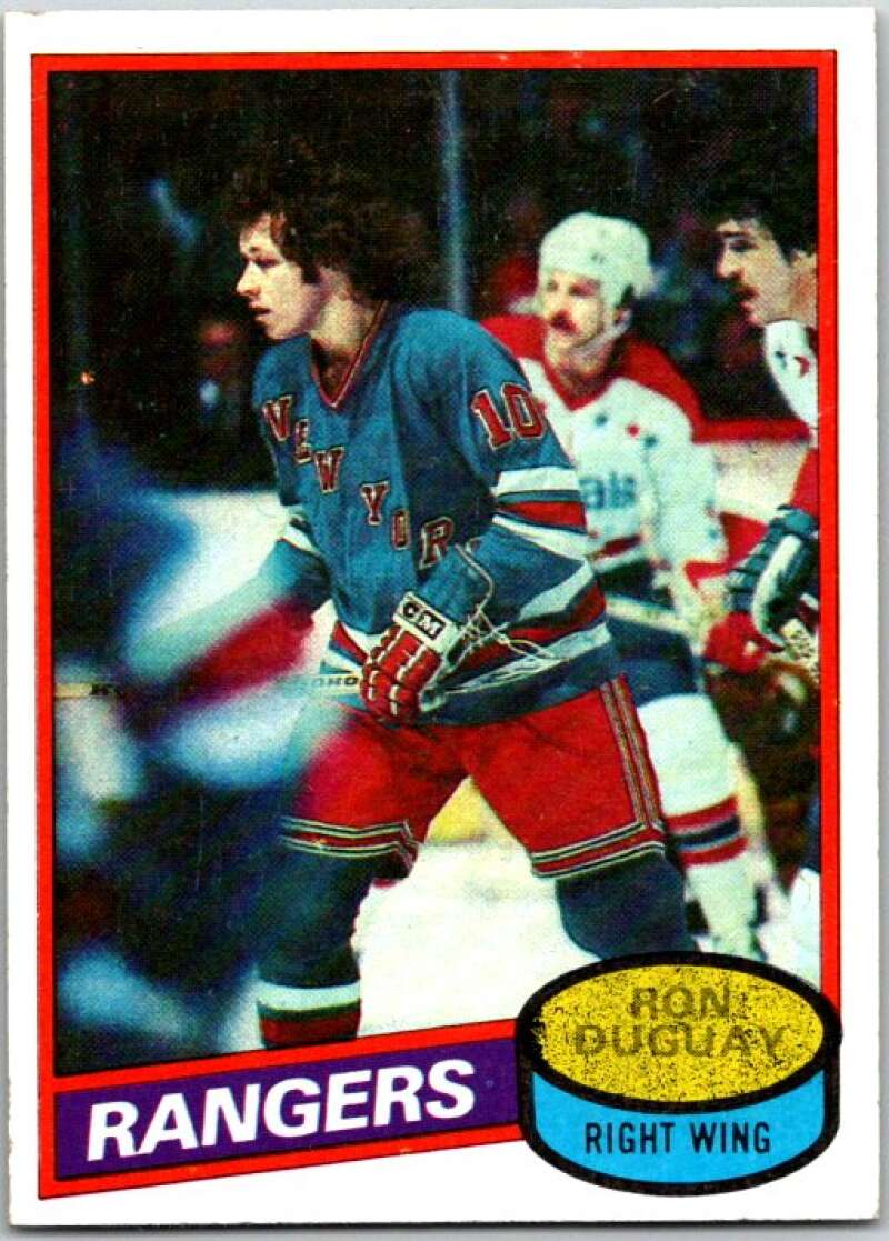 1980-81 Topps #37 Ron Duguay New York Rangers V49518